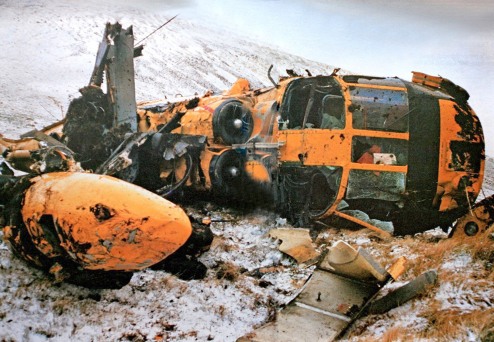 Helicopter crash Scotland